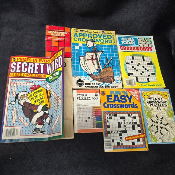 Vintage USA Today Globe Puzzlebook Approved Fun 'N Easy Crossword Puzzle Books - Picture 13 of 13